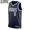 Maillot Enfant Dallas Mavericks Josh Green 8 2022-23 Jordan Statement Edition Navy Swingman